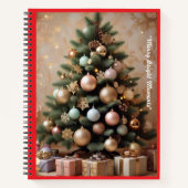 "Golden Floral Patterns" Notitieboek (Voorkant)