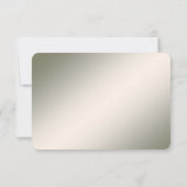 Golden Floral RSVP-kaart RSVP Kaartje (Achterkant)