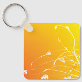 Golden Floral Sleutelhanger (Voorkant)