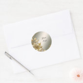Golden Floral Sticker (Envelop)