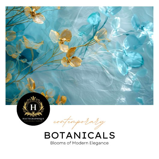 Golden Floral Whisper Tissue Paper Tissuepapier