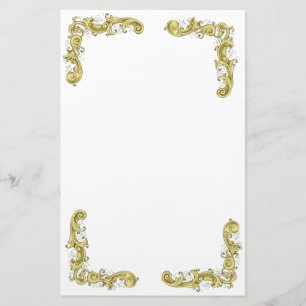 GOLDEN FLOURISHES BRIEFPAPIER