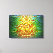 Golden Flower Canvas Afdruk (Voorkant)