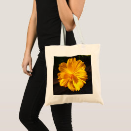 Golden Flower Macro-fotografie Tote Bag