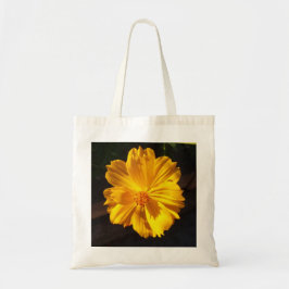 Golden Flower Macro-fotografie Tote Bag