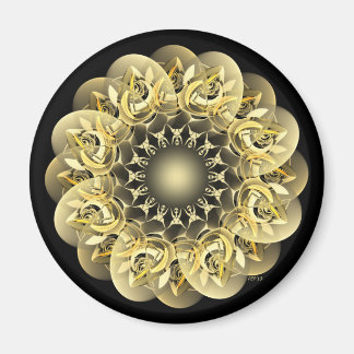 Golden Flower Magneet