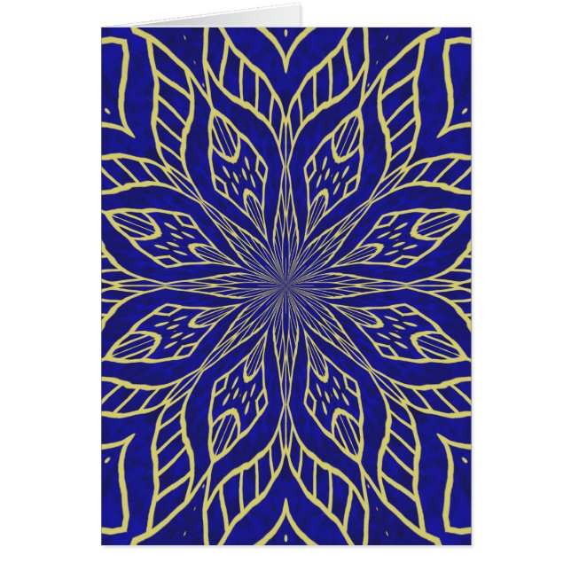 Golden Flower Mandala (Voorkant)