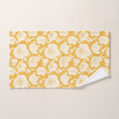 Golden Flower Pattern Bad Handdoek (Handdoek)