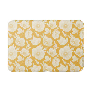 Golden Flower Pattern Badmat
