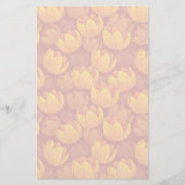 Golden Flower Pattern Briefpapier (Voorkant)