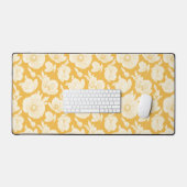 Golden Flower Pattern Bureaumat (Keyboard & Muis)