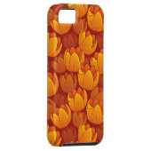 Golden Flower Pattern Case-Mate iPhone Case (Back/Rechts)