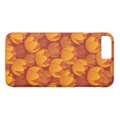 Golden Flower Pattern Case-Mate iPhone Case (Achterkant (Horizontaal))