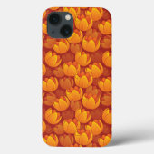 Golden Flower Pattern Case-Mate iPhone Case (Achterkant)