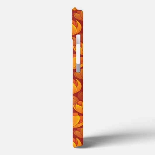 Golden Flower Pattern Case-Mate iPhone Case (Achterkant / Links)