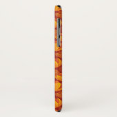 Golden Flower Pattern Case-Mate iPhone Case (Achterkant/links)