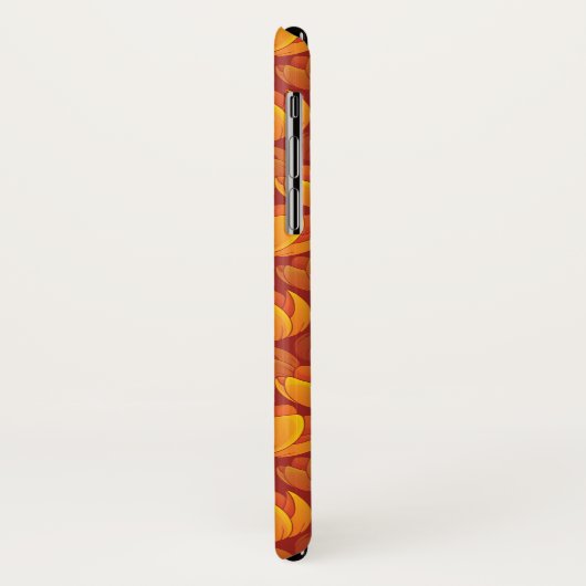 Golden Flower Pattern Case-Mate iPhone Case (Achterkant/links)