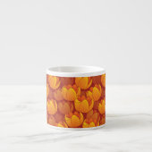 Golden Flower Pattern Espresso Kop (Voorkant)