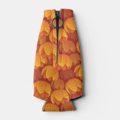 Golden Flower Pattern Flesjeskoeler (Achterkant)