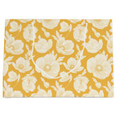 Golden Flower Pattern Groot Cadeauzakje (Voorkant)