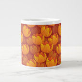 Golden Flower Pattern Grote Koffiekop (Voorkant)