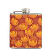 Golden Flower Pattern Heupfles (Voorkant)