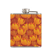 Golden Flower Pattern Heupfles (Achterkant)