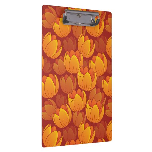 Golden Flower Pattern Klembord (Rechts)