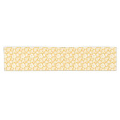 Golden Flower Pattern Korte Tafelloper (Horizontaal)