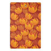 Golden Flower Pattern Mini Klembord (Achterkant)