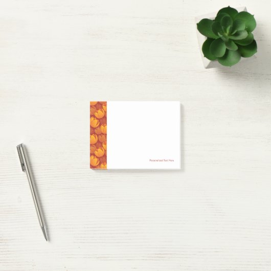 Golden Flower Pattern Post-it® Notes (Kantoor)