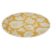 Golden Flower Pattern Snijplank (Hoek)