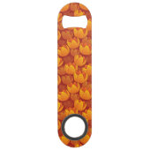 Golden Flower Pattern Speed Flessenopener (Voorkant)