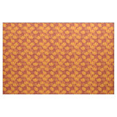 Golden Flower Pattern Stof (Fat Quarter)