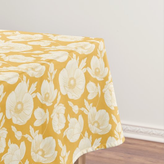 Golden Flower Pattern Tafelkleed (Voorbeeld)