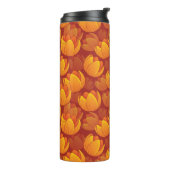 Golden Flower Pattern Thermosbeker (Gedraaid links)