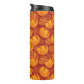 Golden Flower Pattern Thermosbeker (Geroteerd rechts)