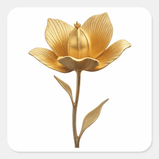 Golden Flower Stickers (Voorkant)