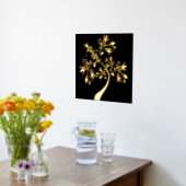 Golden Flowering Folie Afdrukken (Laag (Keuken))