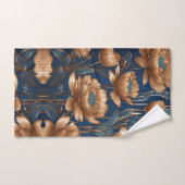 Golden Flowers Bad Handdoek (Handdoek)