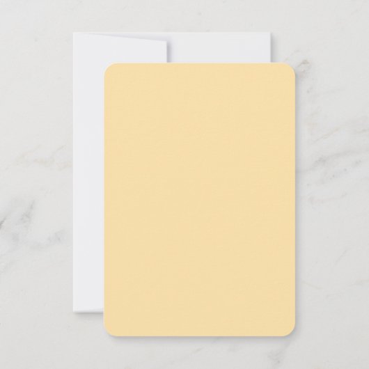 Golden Flowers Bedankkaart (Achterkant)