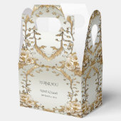 Golden Flowers Favoriete Box Bedankdoosjes (Geopend)