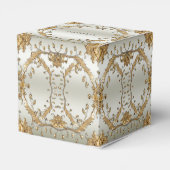 Golden  Flowers Favoriete Box Bedankdoosjes (Achterkant)