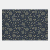 Golden Flowers Inpakpapier Vel (Voorkant)