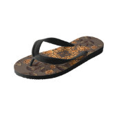 Golden Flowers Kinder Teenslippers (Schuin)