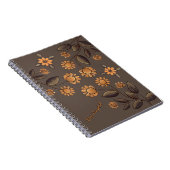 Golden Flowers Notitieboek (Rechterzijde)