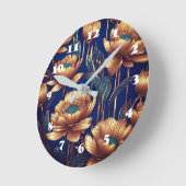 Golden Flowers Ronde Klok (Hoek)