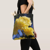 Golden Flowers  Rozen Schattige Foto Tote Bag (Dichtbij)