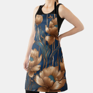 Golden Flowers Schort