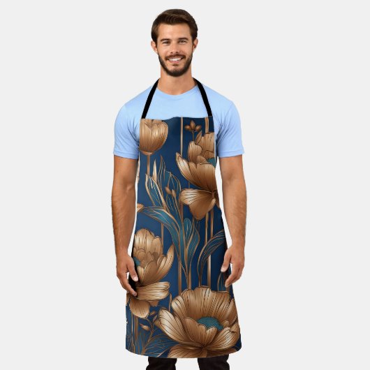 Golden Flowers Schort (Gedragen)